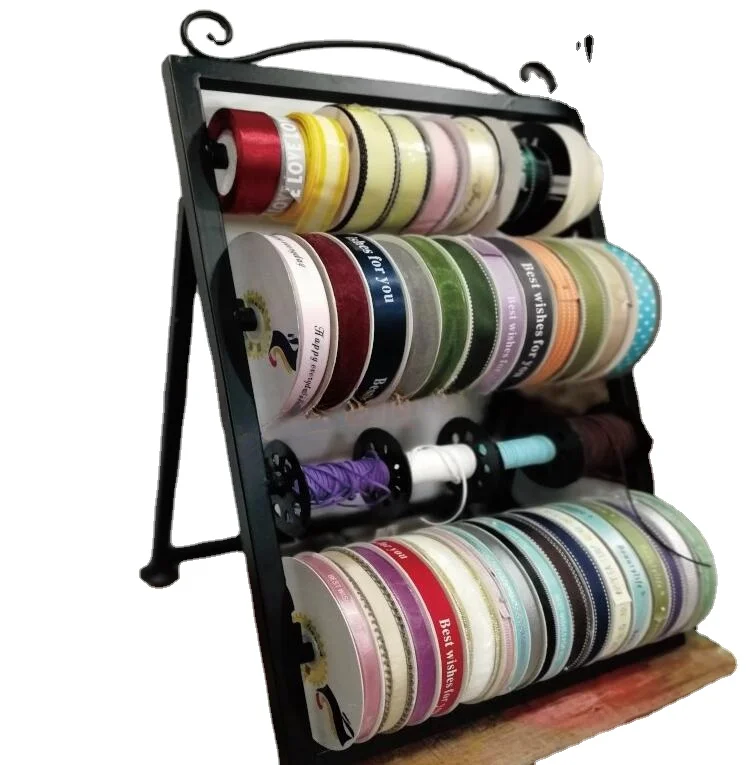 

Creative new tie rack florist packaging supplies ribbon storage rack ribbon ribbon weaving rack