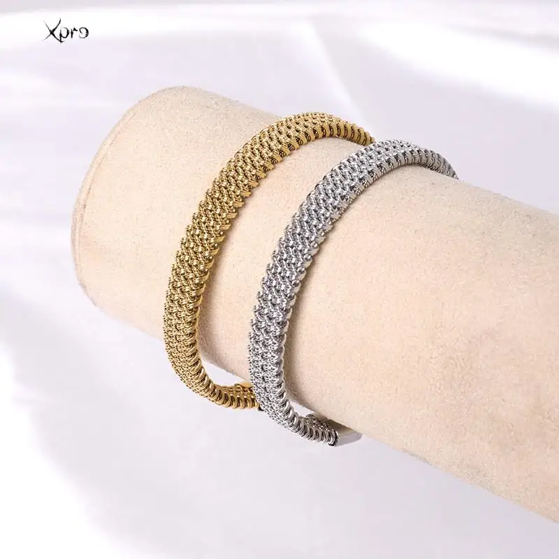 Xpro Stainless Steel Cuff Bracelets Bangles For Women Fashion Jewelry Charm Jewelry Accessories Bohemian Stylish Classic