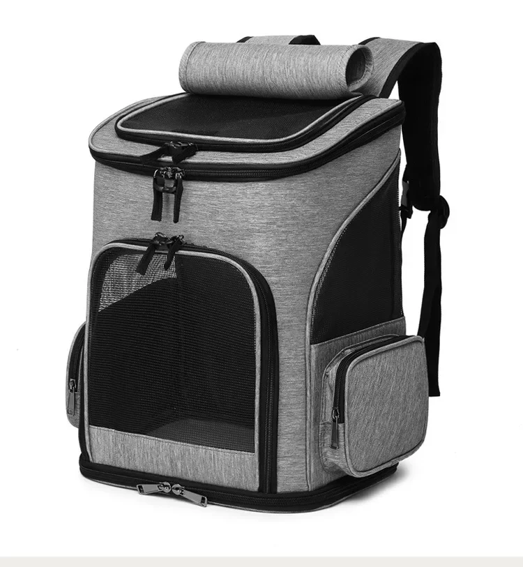 Breathable Pet Cat Carrier Backpack Foldable Pet Carrier Transport Travel Bag Expandable Large Capacity Creative for Cats Dogs