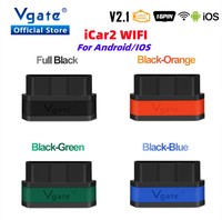 Vgate iCar2 OBD2 ELM327 V2.1 WIFI Auto Diagnostic Scanner Car Code Reader obd 2 ELM 327 Scan Tool PK KONNWEI KW906 elm327 V1.5