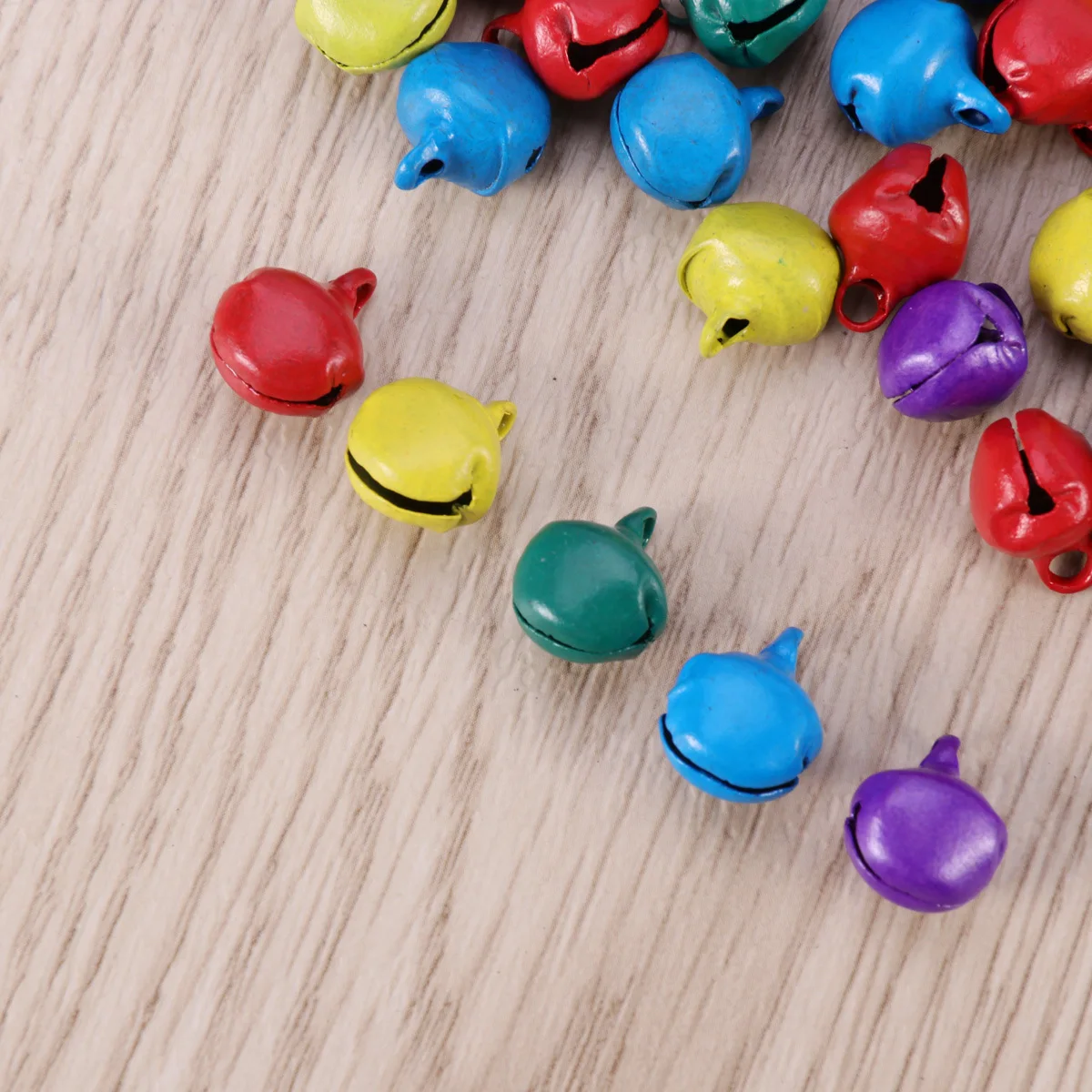 

200Pcs 10Mm Little Jingle Bells Festive DIY Accessory for Christmas Bracelets Anklets Necklace Jewelry Crafting