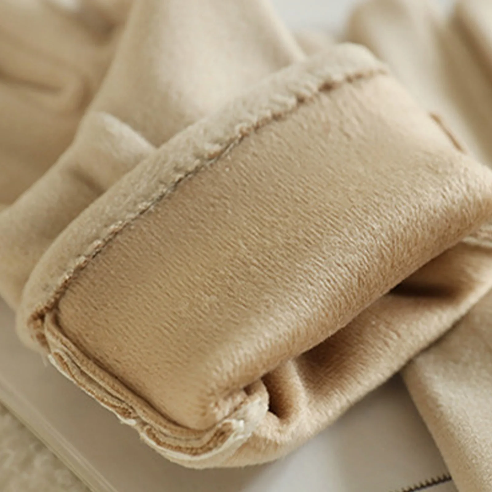 قفازات دافئة عصرية للنساء للشتاء والخريف في الهواء الطلق لركوب الدراجات والتخييم والصيد قفازات سميكة مريحة وناعمة من القطيفة #5