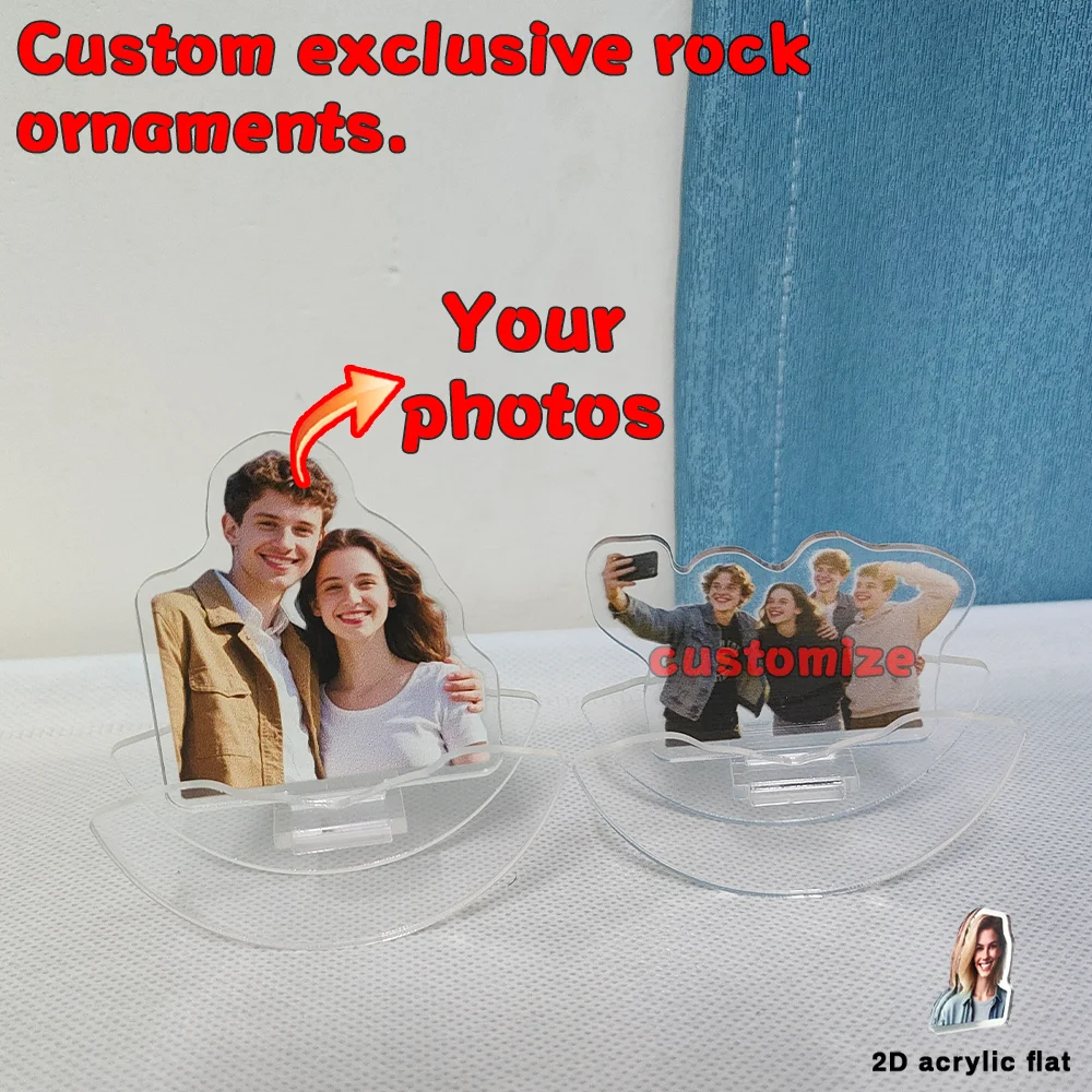 1pc/3pcsCustomized acrylic car shake music, car and desktop multi-scene application, can customize photos of friends and family,