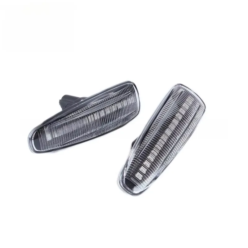 

Zza для 2 шт. Янтарный динамический светодиодный боковой габаритный фонарь на крыле Mitsubishi Outlander Lanser Phantom указатель поворота габаритный фонарь