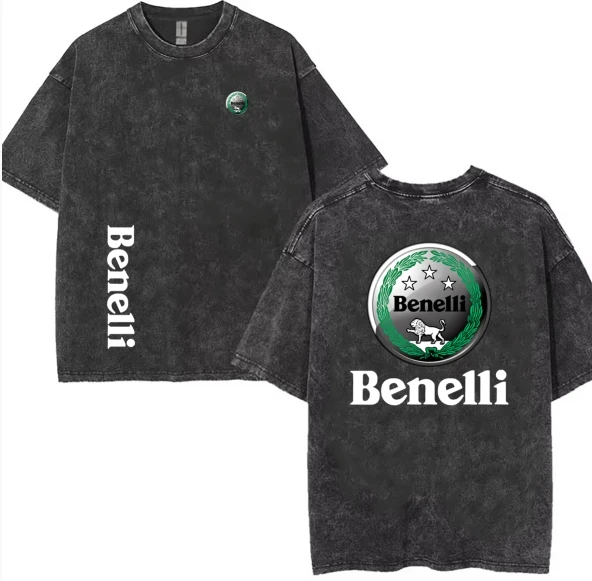 

Hip Hop Men Streetwear T-Shirt Retro Vintage Washed Benelli TRK 502X MOTORCYCLE Graphic Cotton Casual T shirt Tops ﻿Expedition
