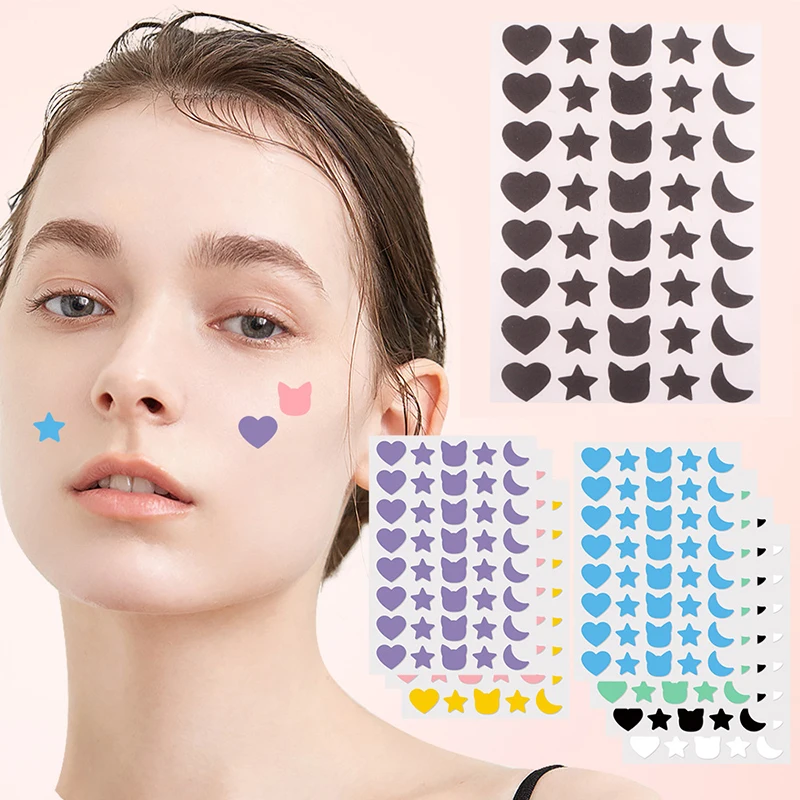 280 szt. Niewidoczne plastry na trądzik Usuwanie wyprysków Hydrokoloidowe plastry przeciwtrądzikowe Plamy Korektor Naprawcze naklejki Wodoodporne
