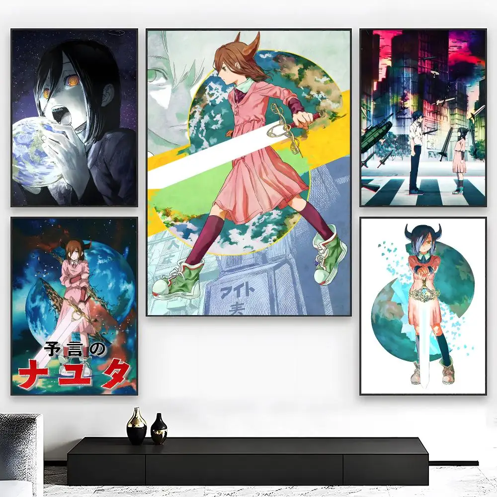Short Anime N-Nayuta of the Prophecy Poster Wall art print art suitable for living room bedroom bar parlor home decor gift