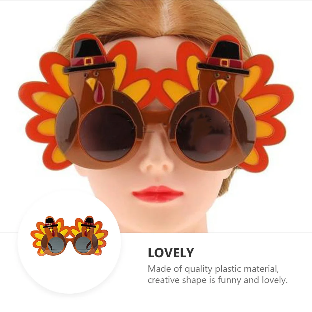 2 قطعة نظارات تركيا نظارات مضحكة لحفلة عيد الشكر صور الدعائم الجدة النظارات فستان لوازم الحفلات كرنفال #1