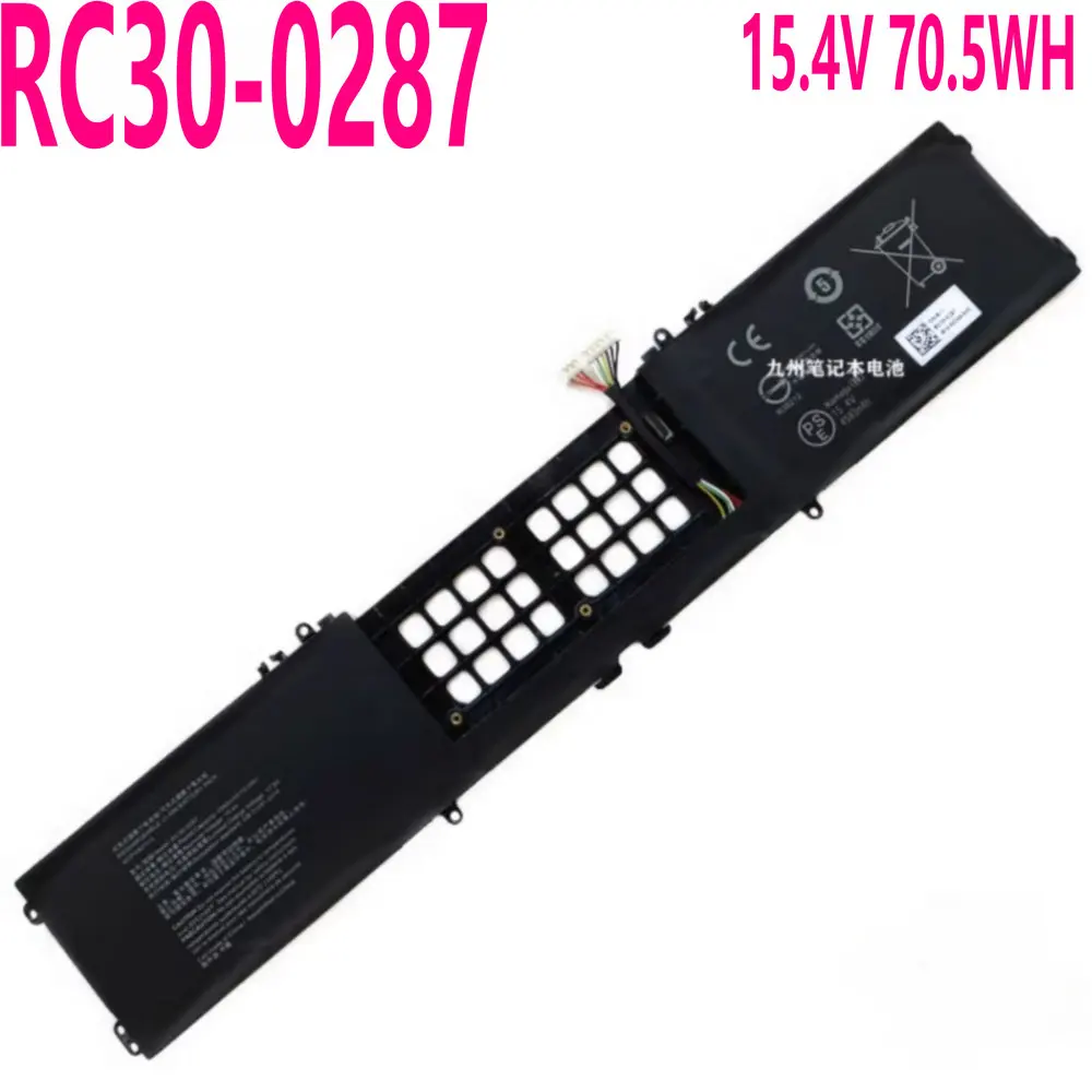 15.4V 70.5WH RC30-0287 Battery For Razer Blade 17 Pro 2019 2020 2060 RTX 2080 Max-Q RZ09-03297 Laptop