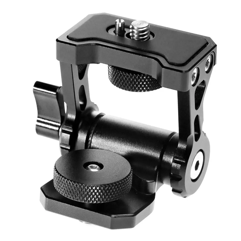 Alvins Adjustable Camera Monitor Mount for ARRI Red Sony Monitor Anti-Twist Monitor Holder with 3/8 1/4 screws