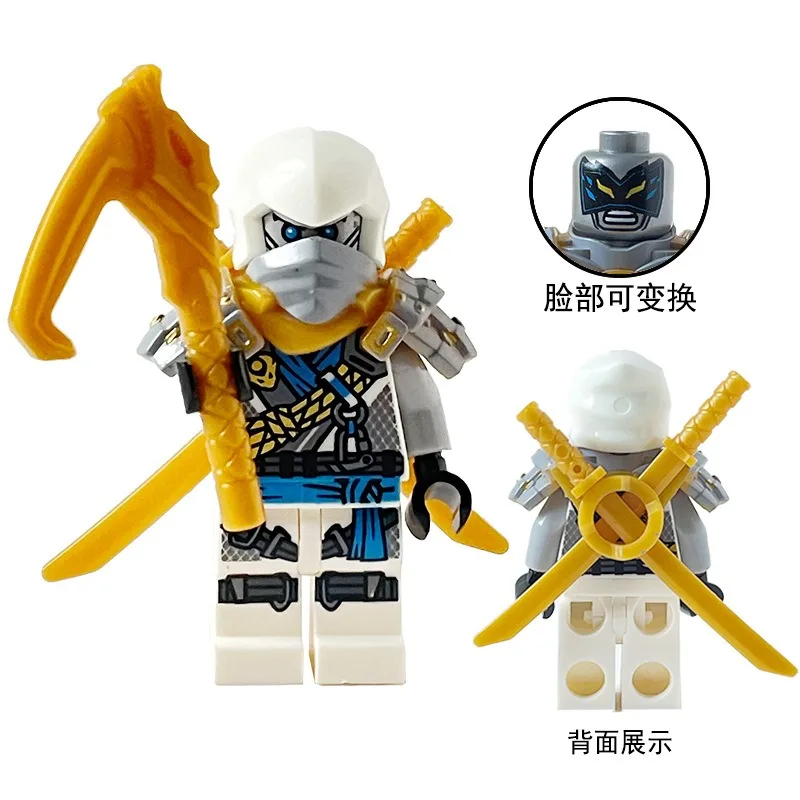 

Ninja series character building block minifigure double-sided printed assembly toy