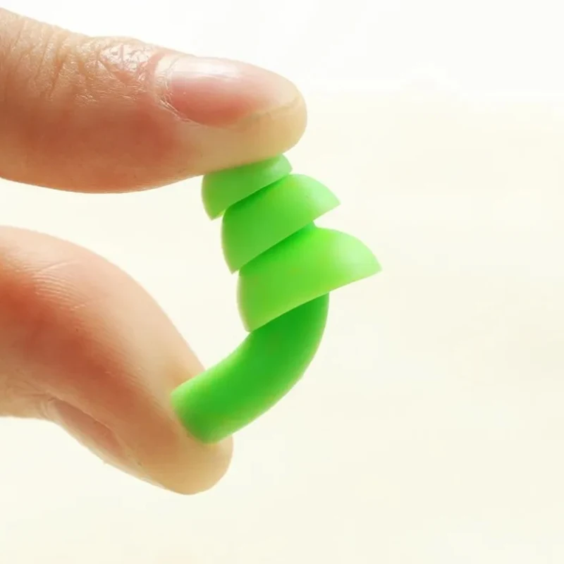 Image 7: Bouchons d'oreille en Silicone souple, isolation phonique pour dormir, natation, Protection d'oreille, étanche, Anti-bruit, réduction