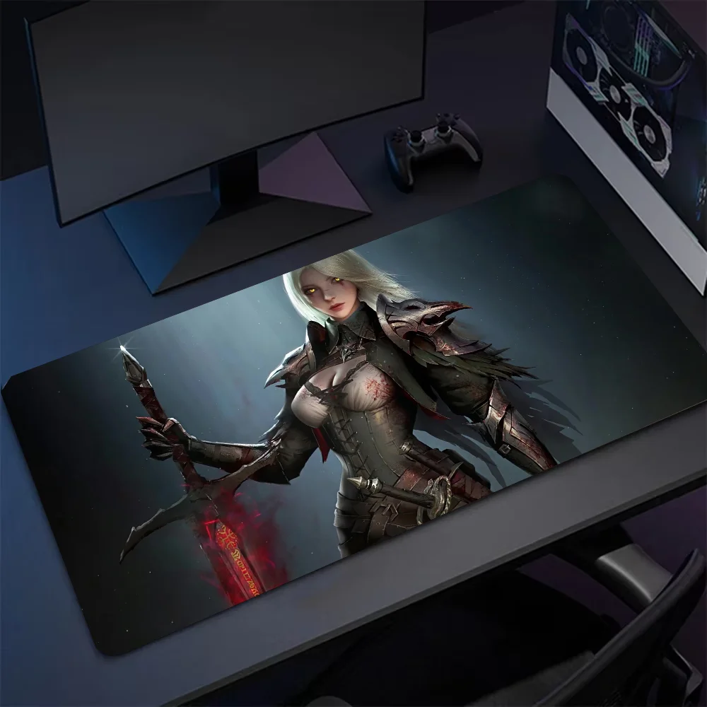 Female Witcher Mousepad Mouse Mat Desk Mat With Pad Gaming Accessories Prime Gaming XXL Keyboard Pad Padding Mat