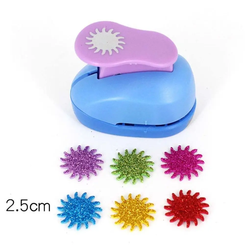 Random Color Flower Furador Labor Saving 7*6*4cm DIY Paper Cut Puncher Cutting Craft Creative Paper Cutting Hole Punch for Card