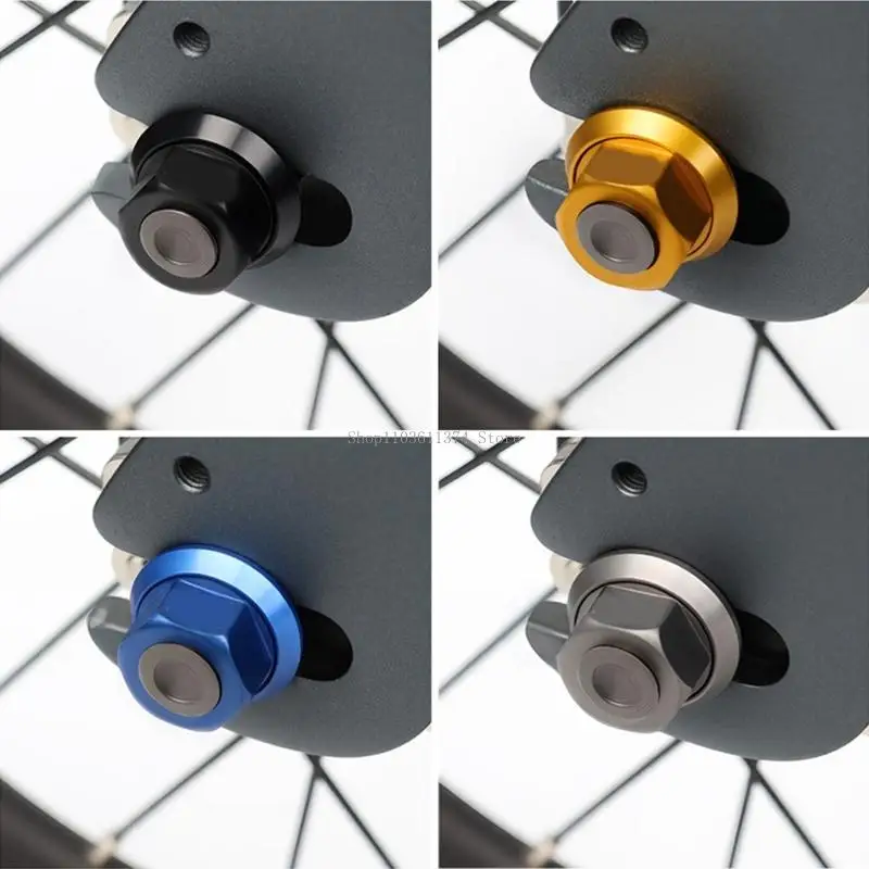 Aluminum Alloys Bike Bike Wheel Axles Nut Bolt Flanges Before Rear Wheel Screw