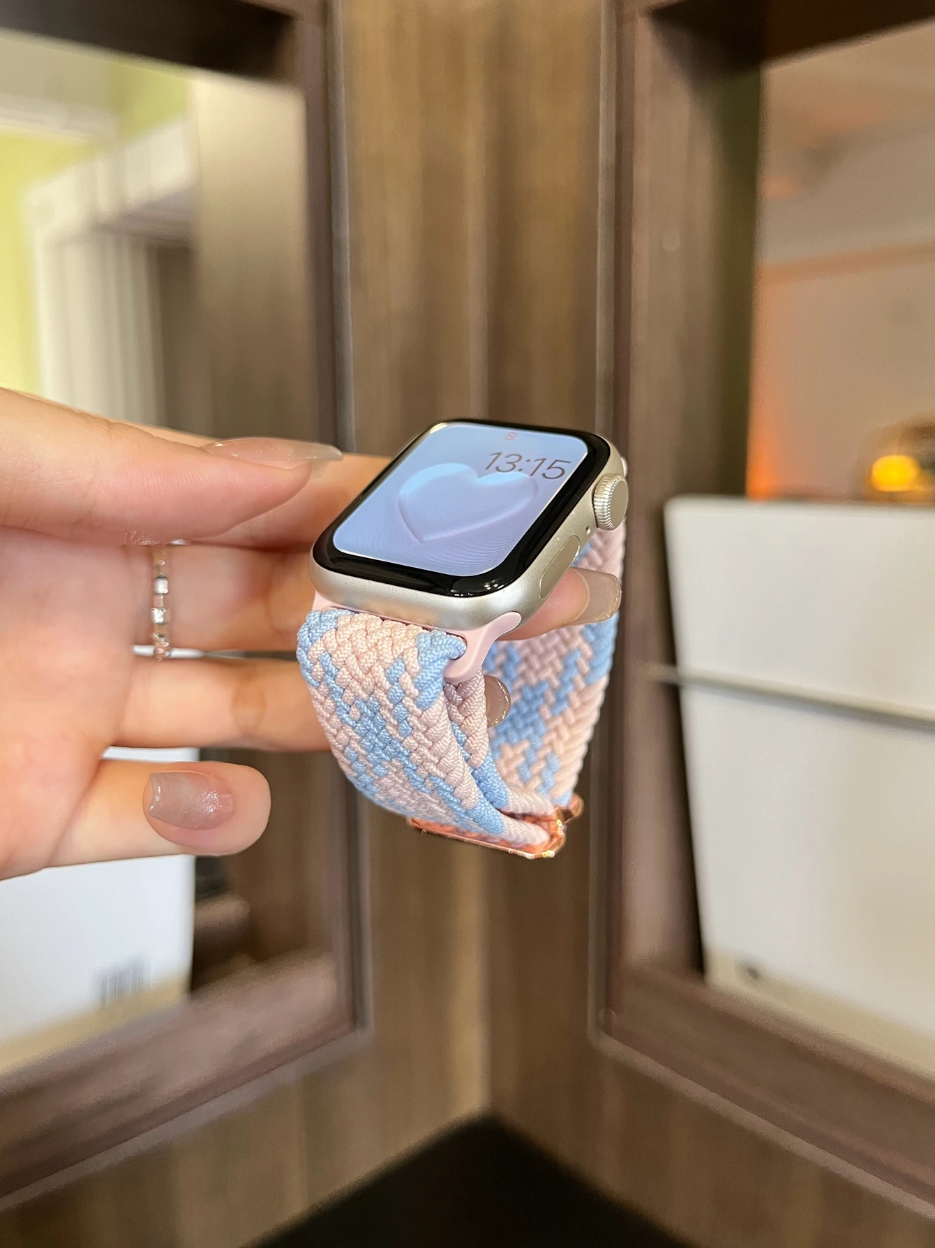 Elastic force Correa For Apple Watch band nylon women Ultra 10/9/8/7/6/5/4/3/2 SE 38mm 40mm 41mm 42mm 44mm 45mm 46mm 49mm Strap