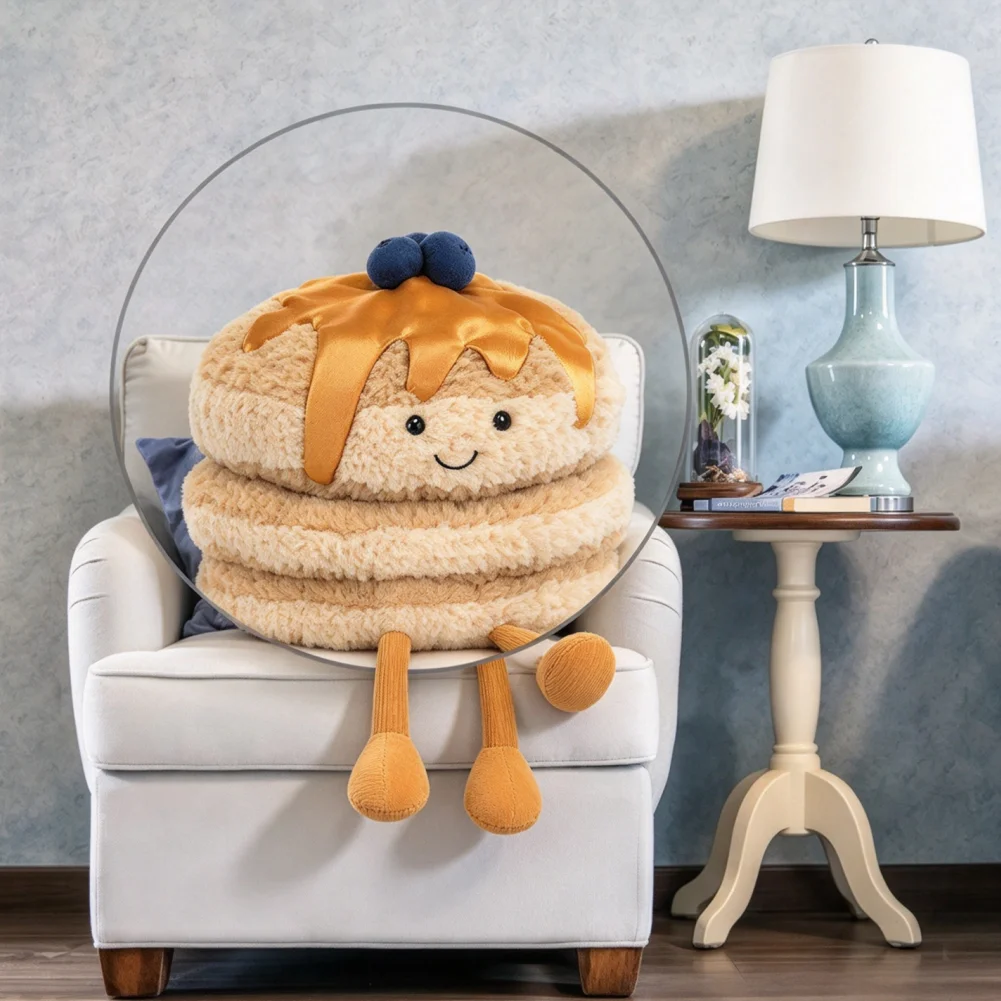 Cute Funny Soft Throw Pillow Plush Cushion for Bed Sofa Office Chair Non Slip Bottom Machine Washable Home Decor Gift Cushion fo