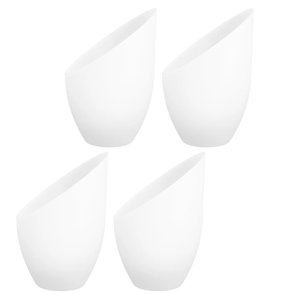 

4 Pcs Angled Horseshoe Lampshade Strong and Reliable Shades for Hanging Floor Light Small Chic Style Table Plastic Simple Cover