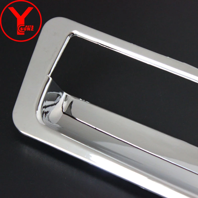 Chrome Tailgate Trim Rear Handle Cover Protector For Nissan Frontier Navara D40 2006 2007 2008 2009 2010 2011 2012 2013 YCSUNZ