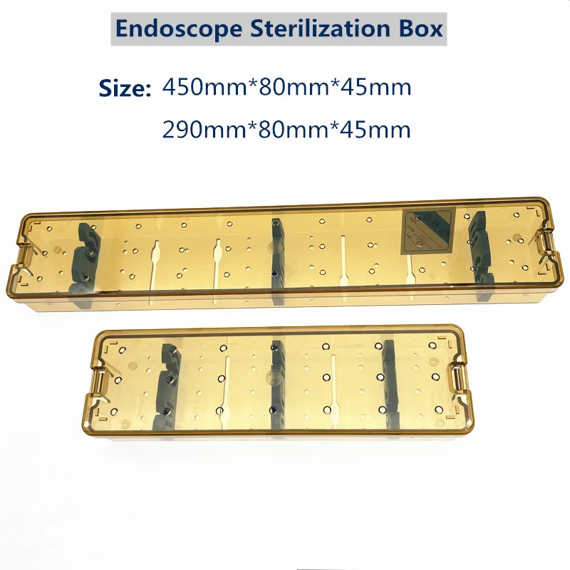 Endoscope Sterilizing box sterilization tray Silicagel endoscopy surgical operating instrument autoclave sterilization