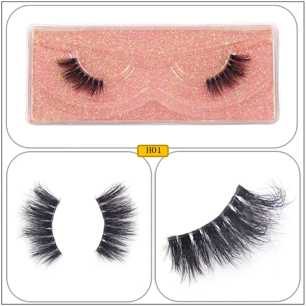 Half Lashes Strip Eyelashes Natural Soft Wispy False Eyelashes Natural Mink Lashes For Daily Makeup Eyelash Extension Fake Lashe