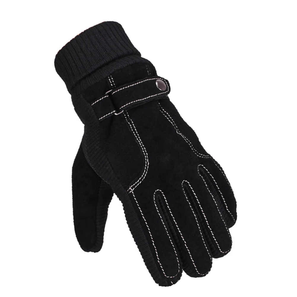 

Winter Gloves Black Windproof Keep Warm Camping Cycling Thermal Outdoor Sports Cold