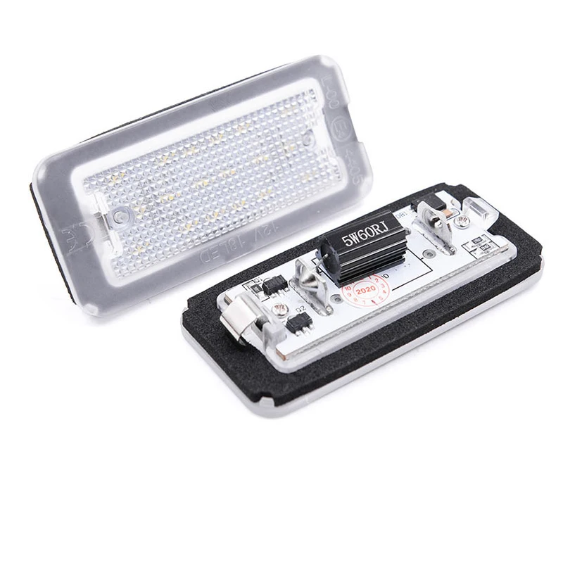 

2x подходит для Fiat 500 / Abarth 500 2007-2020 CANbus Xenon White Светодиодный номерной знак светильник