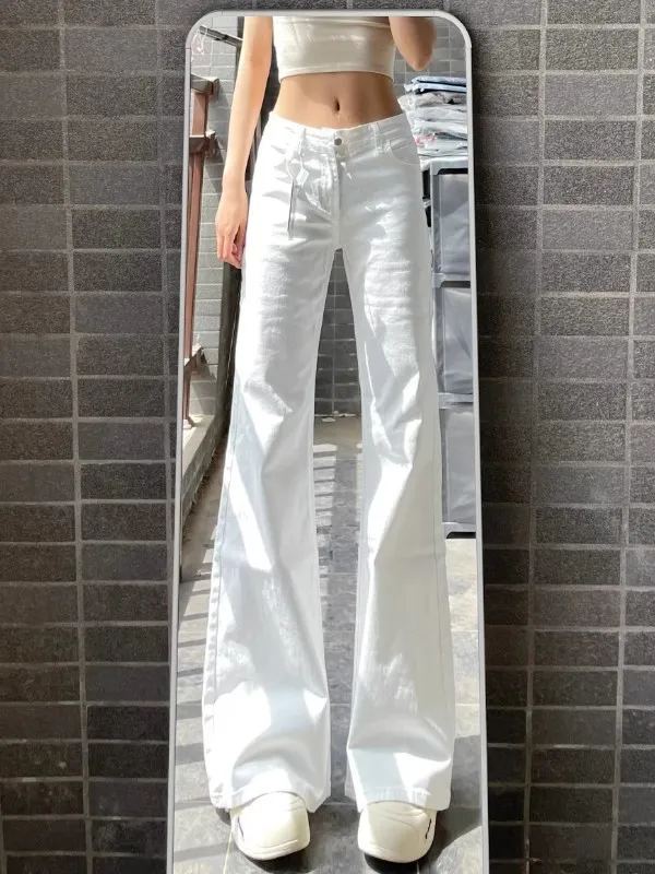 

Женские джинсы-палаццо с карманами-карго, универсальная рабочая одежда с несколькими карманами, камуфляжная женская джинсовая одежда в стиле милитари, модная уличная базовая одежда