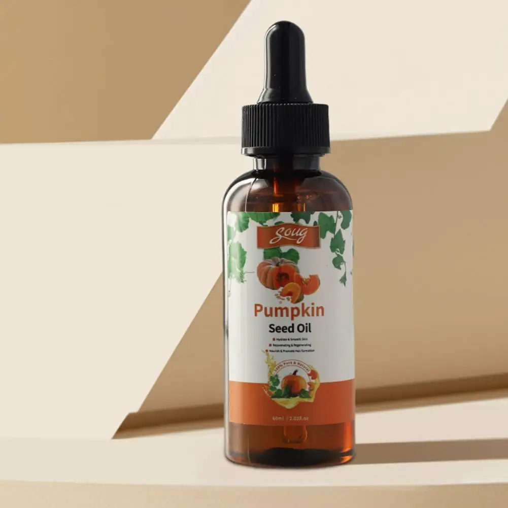 1/2/3Pcs Hair Care Serum Pumpkin Seed Essential Oil Nourishing Hair Enhancer Thicker Improve Split Hair Rough Hair Care