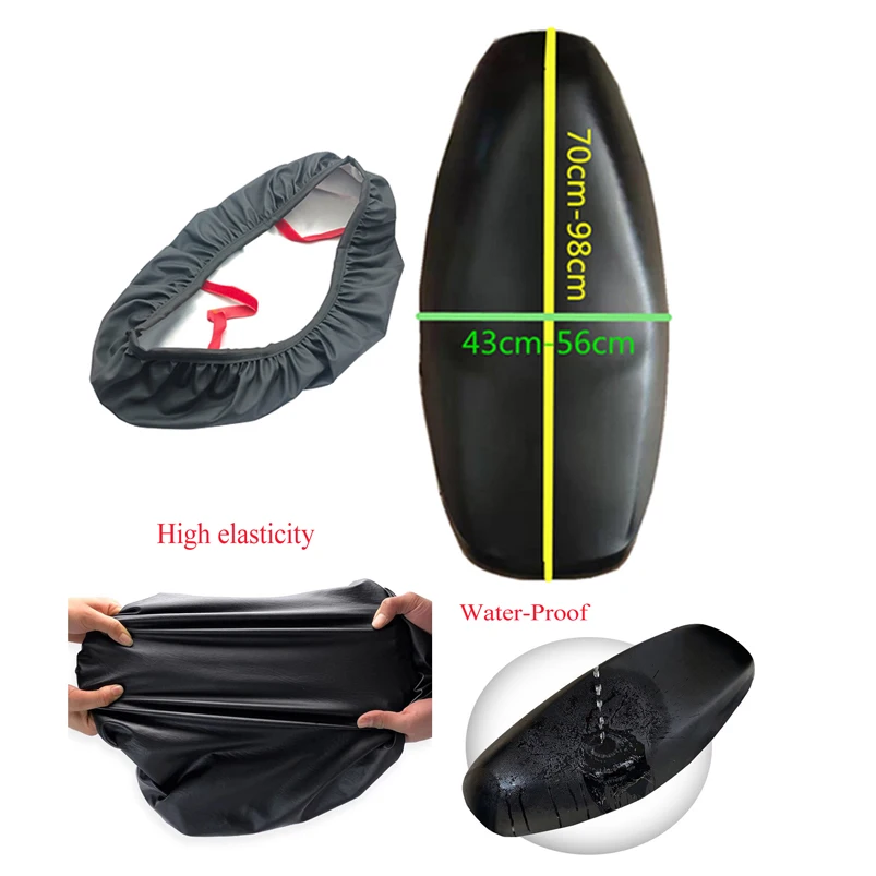 Elastic Elastic Seat Cover For Motorcycle Scooter E-Bike for Honda Yamaha Suzuki Haojue Kymco Water-Proof Saddle Protect Cover