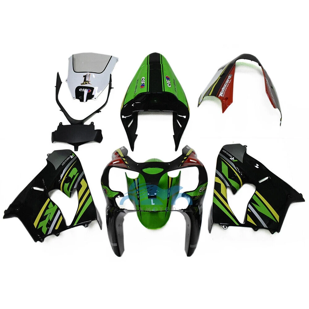 

Fit For Kawasaki Ninja ZX9R 2002 2003 Green Black High Quality Bodywork Fairing Kit ninja zx9r 02 03
