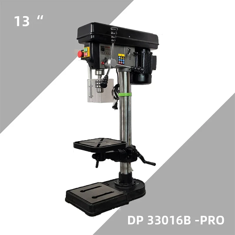 Industrial-Grade Bench Drill, 13-Inch Variable-Speed, Woodworking/Metalworking, Belt-Driven, Heavy-Duty Drilling 600(Customized)