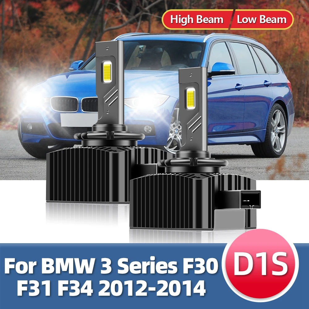 

D1S Headlights Turbo LED 30000LM 110W CSP Chip 6500K White Brighter Canbus For BMW 3 Series F30 F31 F34 2012 2013 2014