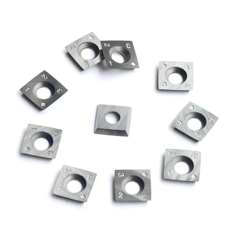 12mm Standard Square Straight Tungstens Carbides Replacement Cutter Inserts Cutter 12×12×2.2mm 35 Degree,10Pcs