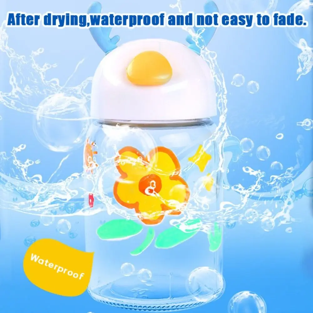 12-120 Colors Washable Acrylic Marker Pen Quick Drying Stackable Color Watercolor Pen DIY Hand Drawing Smooth Writing