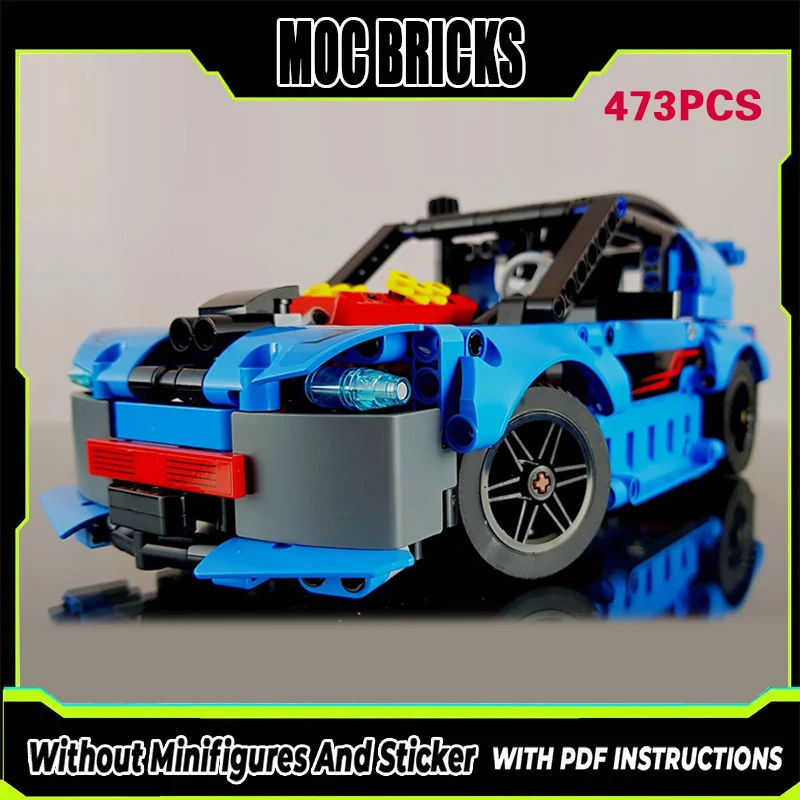 

Speed Racing Car Model MOC Building Bricks Classic Rally Racing Car Modular Technology Gifts Holiday Assemble Children Toys Suit