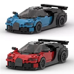 Bricklink MOC Super Car Bugattied Chirons Pur Sport Speed Vehicles Sets Building Blocks Kid Toys Christmas Gift