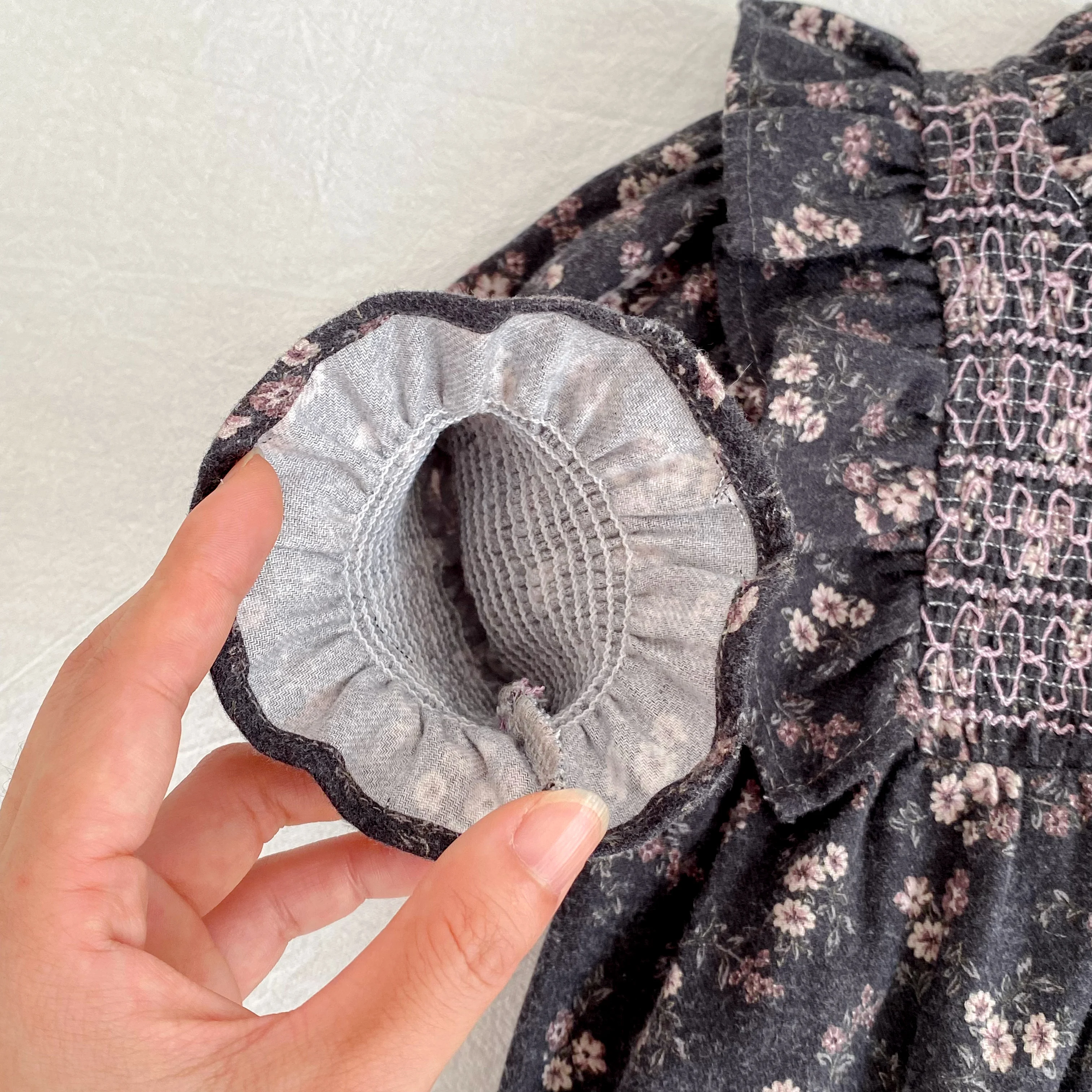 2026 Neu 0-24M Frühling Kleinkind Mädchen Strampler Langarm Baumwolle Bestickt Da Lan Baby Mädchen Overall Kinderkleidung – Detail 11