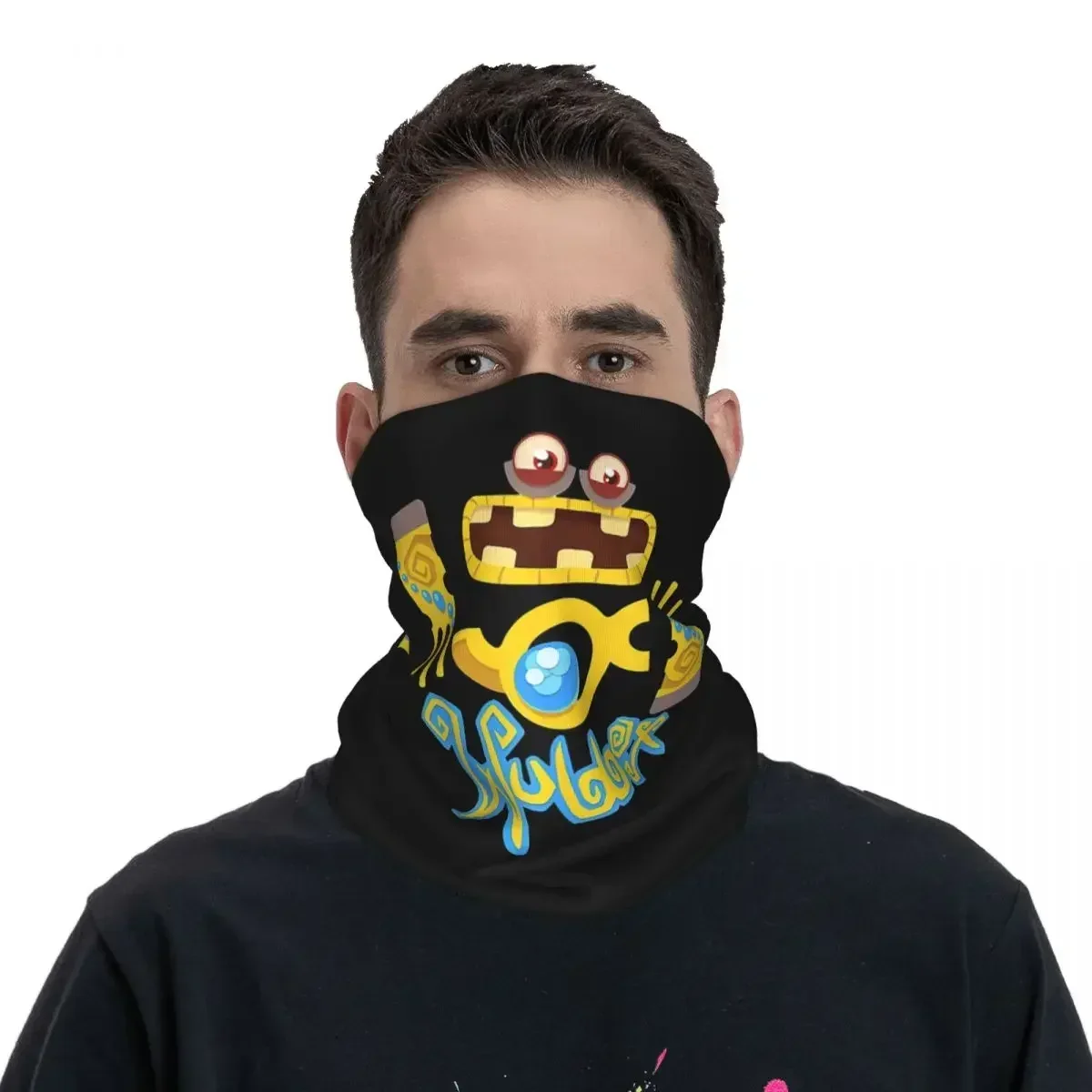 Wubbox My Singing Monsters Bandana Neck Cover Printed Mask Scarf Multi-use Balaclava Riding For Men Women Adult Winter