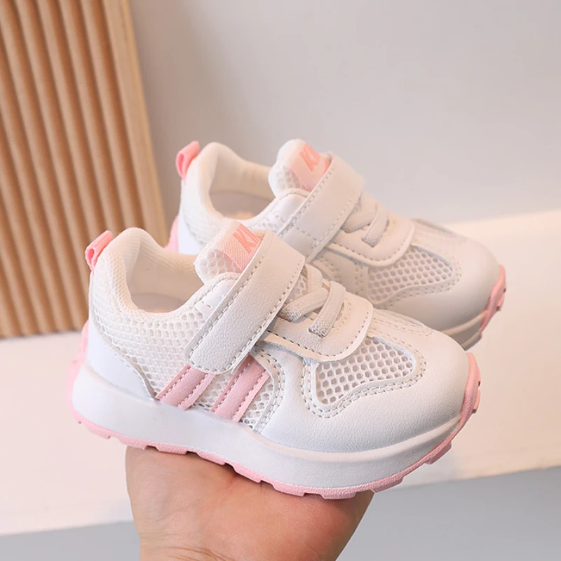 Size 21-30 Baby Toddler Shoes For Boys Girls Breathable Mesh Little Kids Casual Sneakers Non-slip Children Sport Shoes tenis