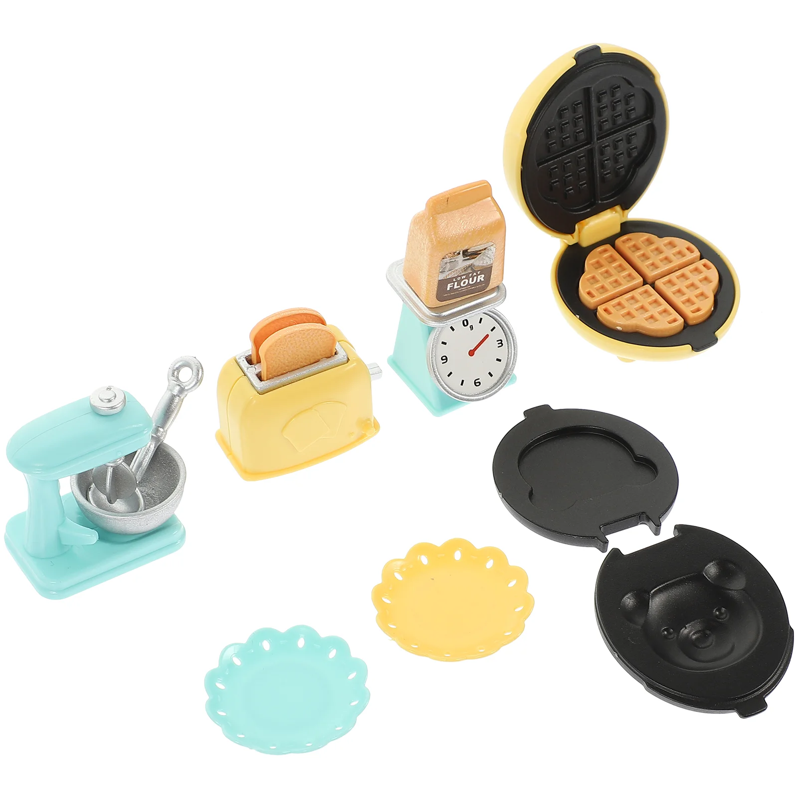 Miniature Toys Dollhouse Cooker Accessory Room Scale Toddler Kitchen Mixer Home Decor