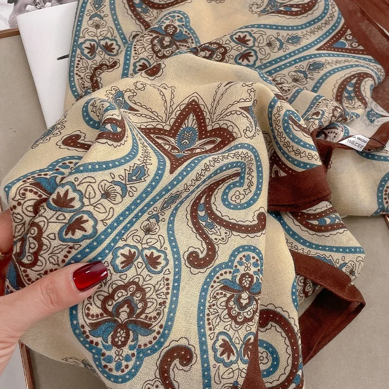 Beach Shawl Scarf for Women Thin Autumn Neck Sun Protection Large Wrap Office Air Conditioning Room Vacation Use