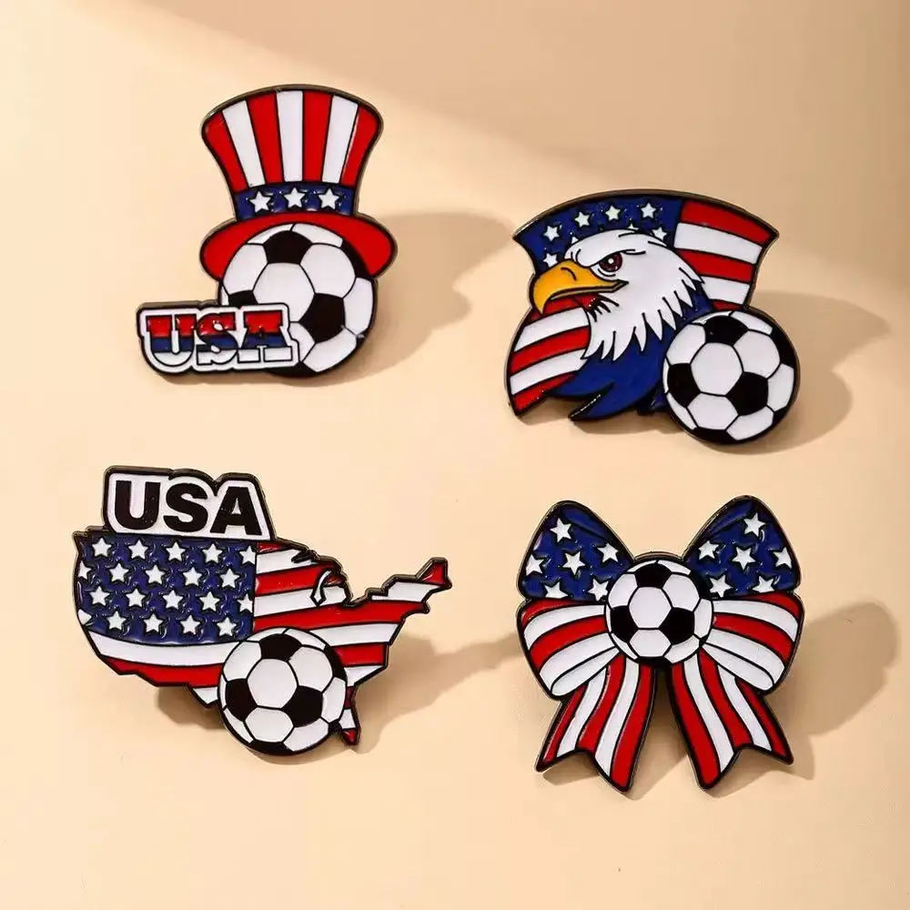 Exquisito Broche de Metal con Diseño de Balón, Pin de Solapa para Colección de Aficionados al Deporte, Accesorio Decorativo