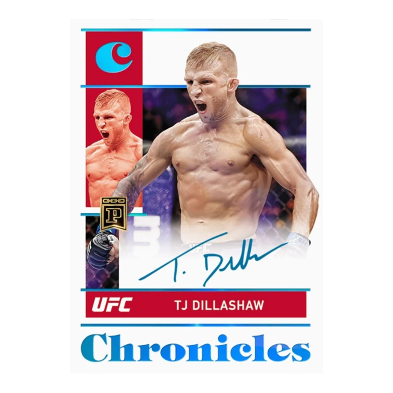 Panini UFC Series Colby Covington Ciryl Gane Mike Perry Tj Dillashaw Diy Homemade Collection Flash Card Toys Gift - view 4