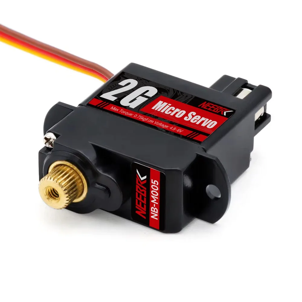 NEEBRC 2g Mini Servo Digitale Metal Gear Motore Coreless Impermeabile per RC Micro Auto Aereo ad ala fissa Elicottero Robot Parte Giocattolo