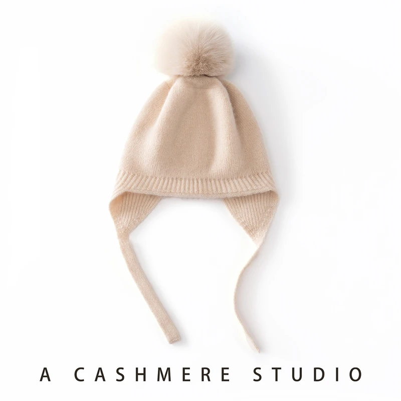 

Hot Selling Winter Hat 100% Cashmere Hats For Women Fashion Twist Knitted Warm Beanie Thick Hat Women Solid Adult Cover Head Cap