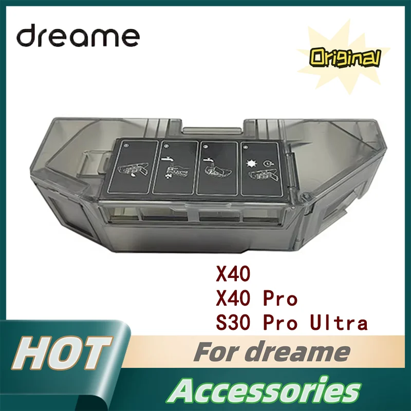 

For Dreame X40 / X40 Pro / X40 Ultra / S30 Pro Ultra Original Dust Box Robot Vacuum Cleaner Dustbin Filter Spare Parts Optional