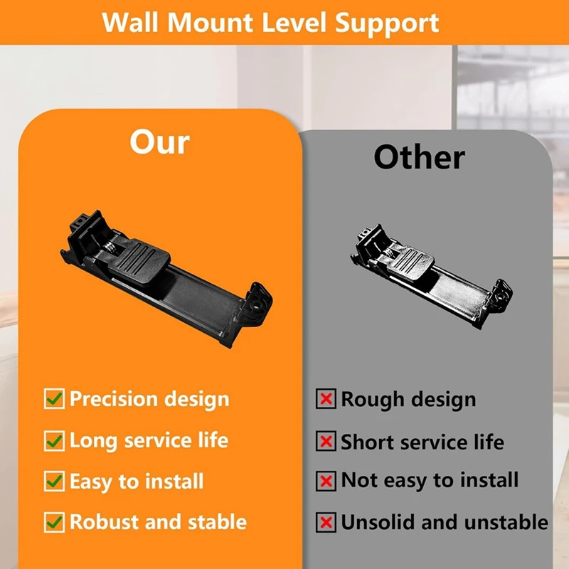2pcs Laser Level Accessories Wall Bracket Stand Drop Ceiling Mounting Bracket Tool for Measurement and Alignment-ANKL