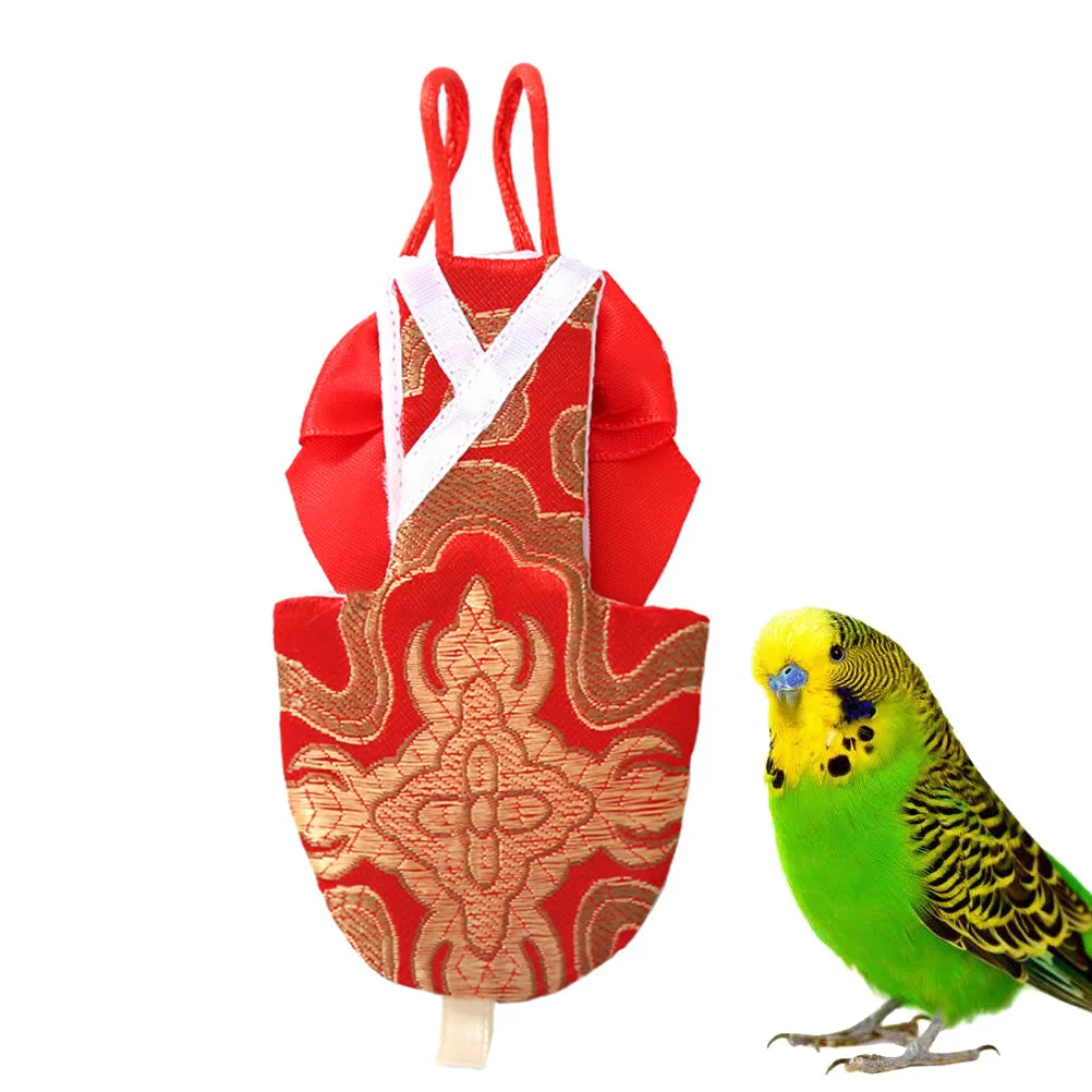 Parrot Diaper Bird Pant Pet Flying Suit Reusable Lightweight Easy Clean Chic Bowknot Design For Cockatiel Parakeet Pigeon