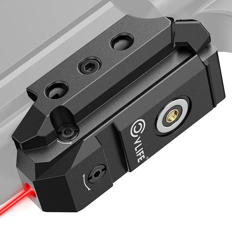

Red Laser Sight Rechargeable for Hunting Magnetic Charging Port with Dual-sided ON/OFF Switches